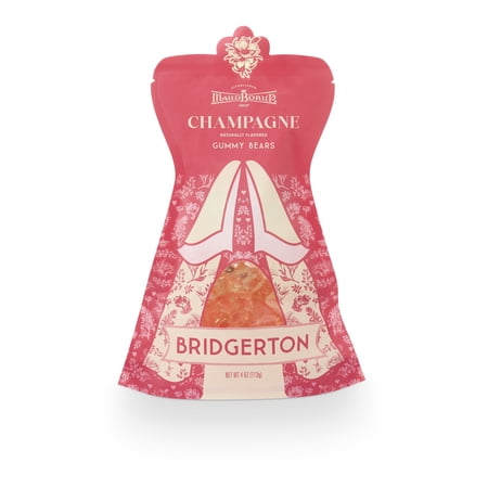 Bridgerton Champagne Gummy Bears, 4oz bag, Champagne Naturally Flavored