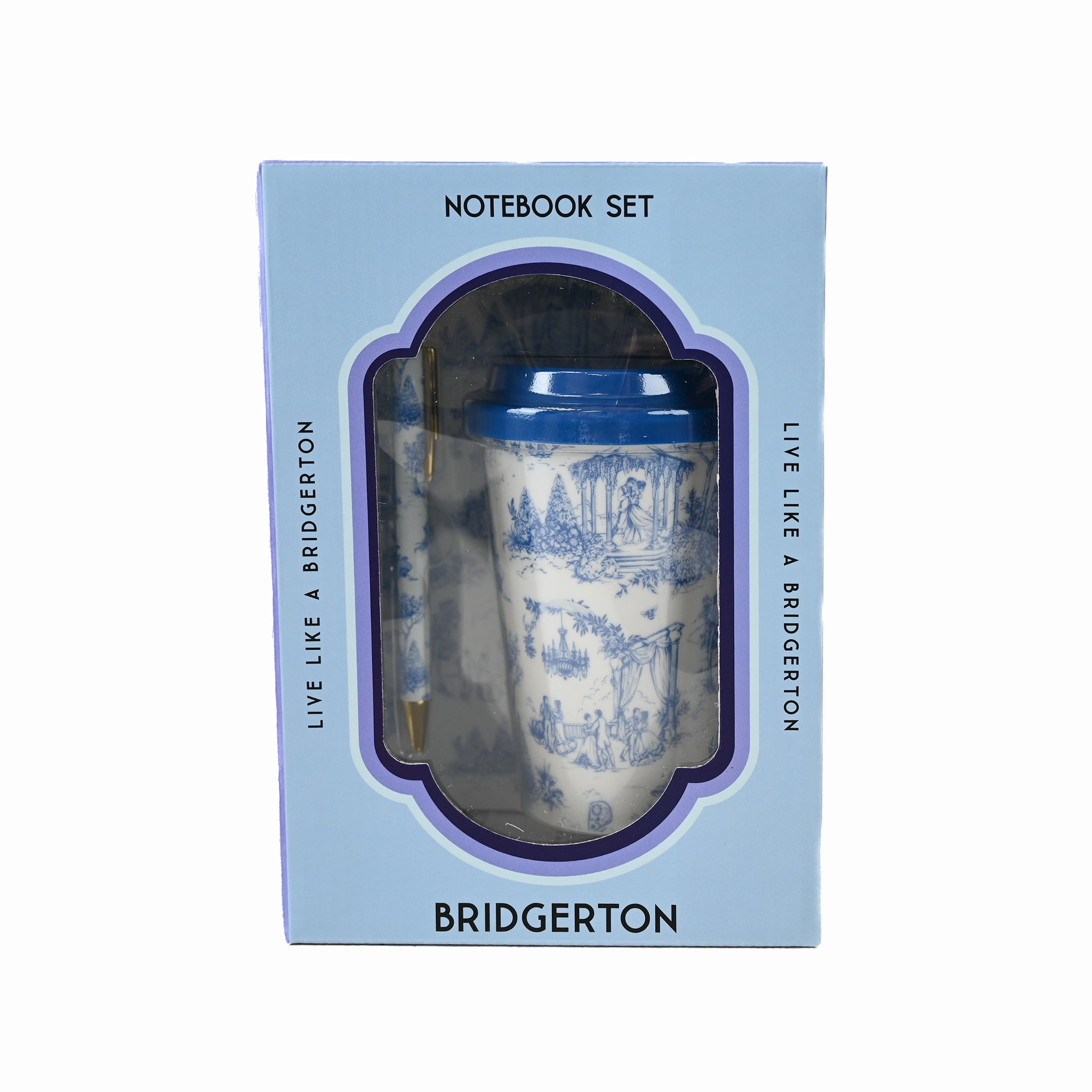Bridgerton, Notebook Set with Pen and Ceramic Cup, Dates to Remember, Adult, Official Netflix Collection
