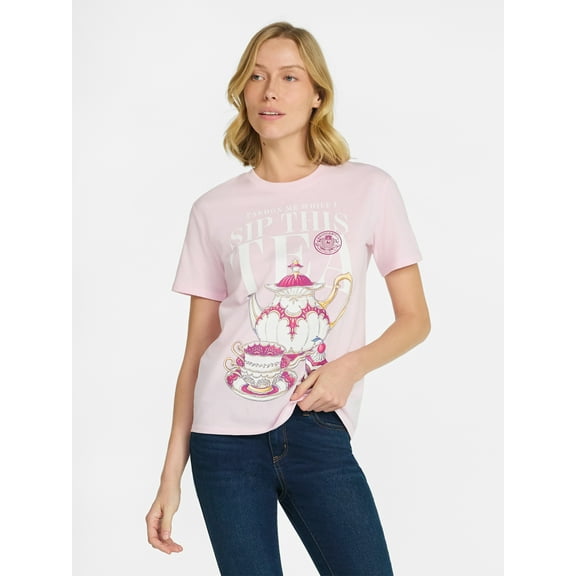 Netflix Bridgerton Women's Graphic Tee with Short Sleeves, Sizes XXS-XXL
