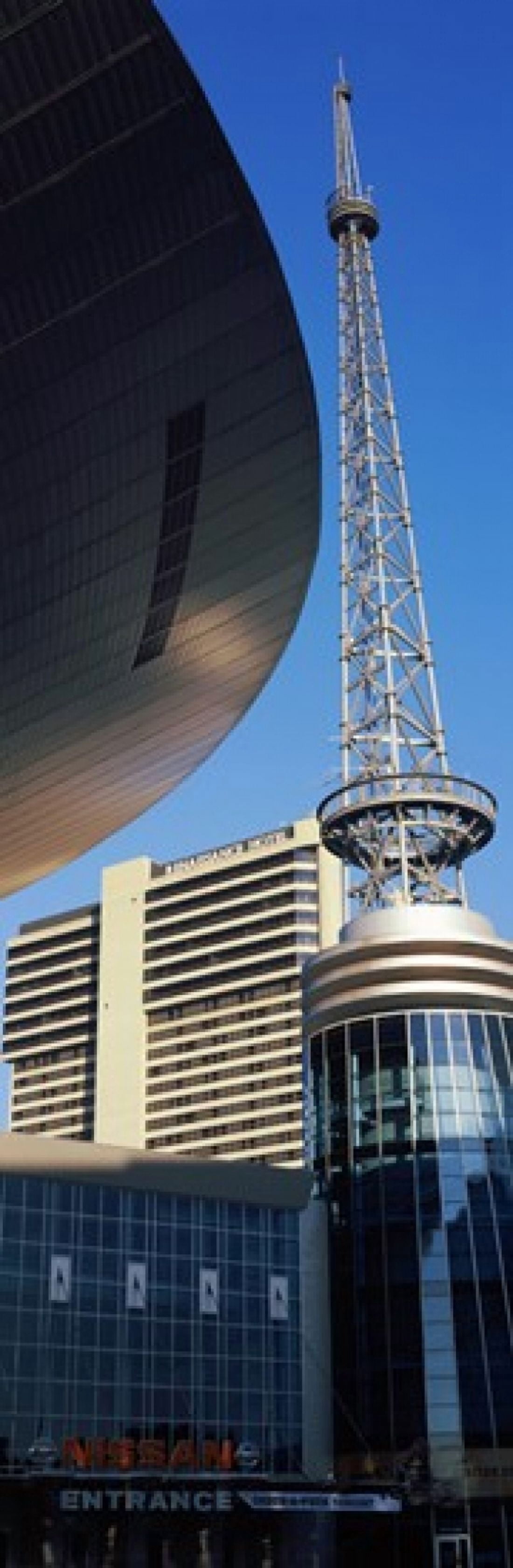 Bridgestone Arena tower at Nashville Tennessee USA Canvas Art - Panoramic Images (36 x 12)