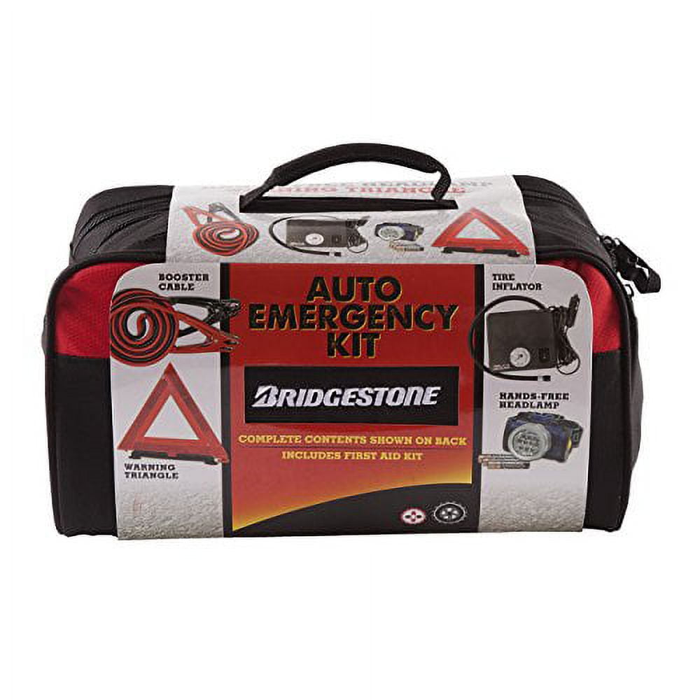 Bridgestone Auto Emergency Kit , 12L x 6.3W x 9.5H