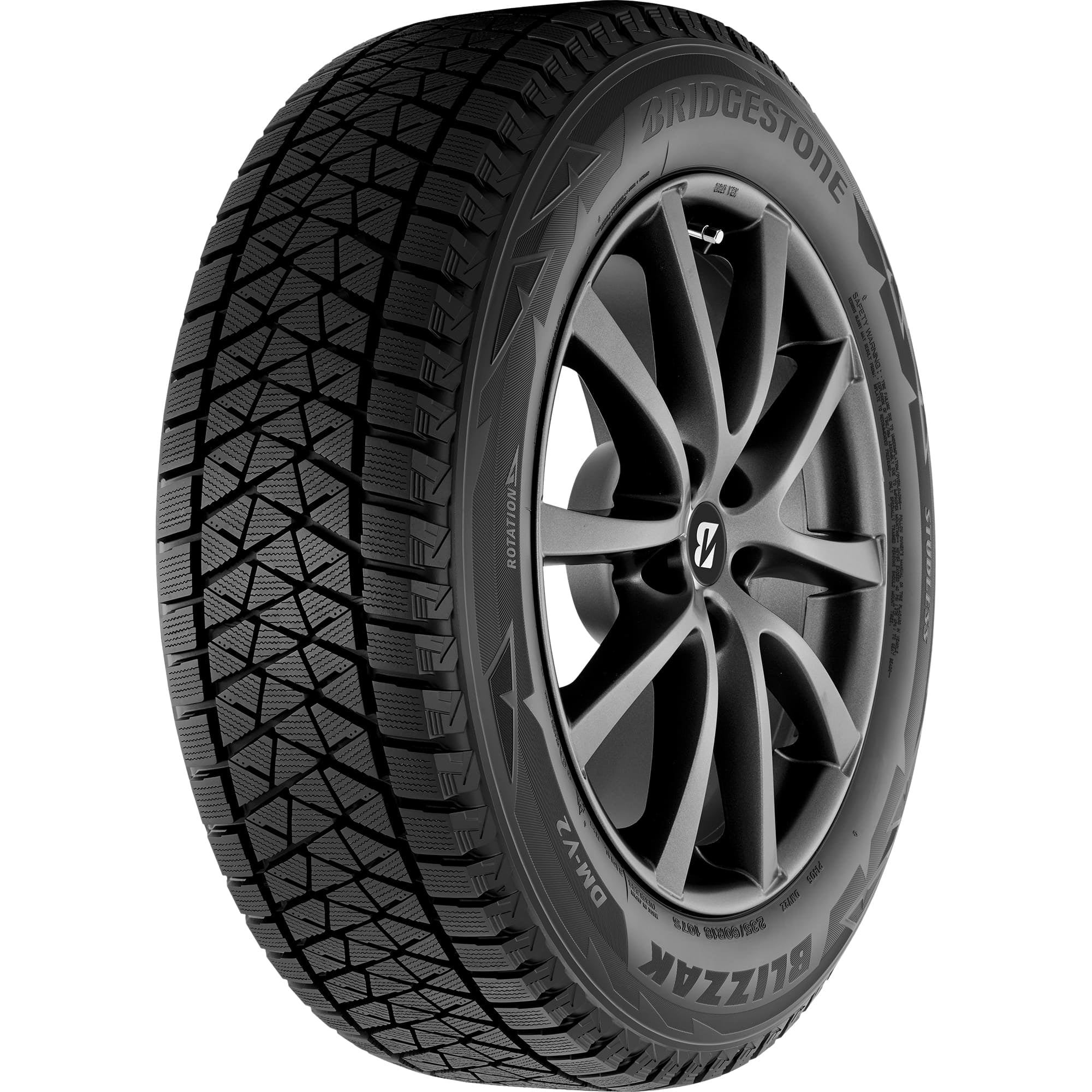 Bridgestone Blizzak DM-V2 Winter 265/65R17 112R Light Truck Tire -  Walmart.com