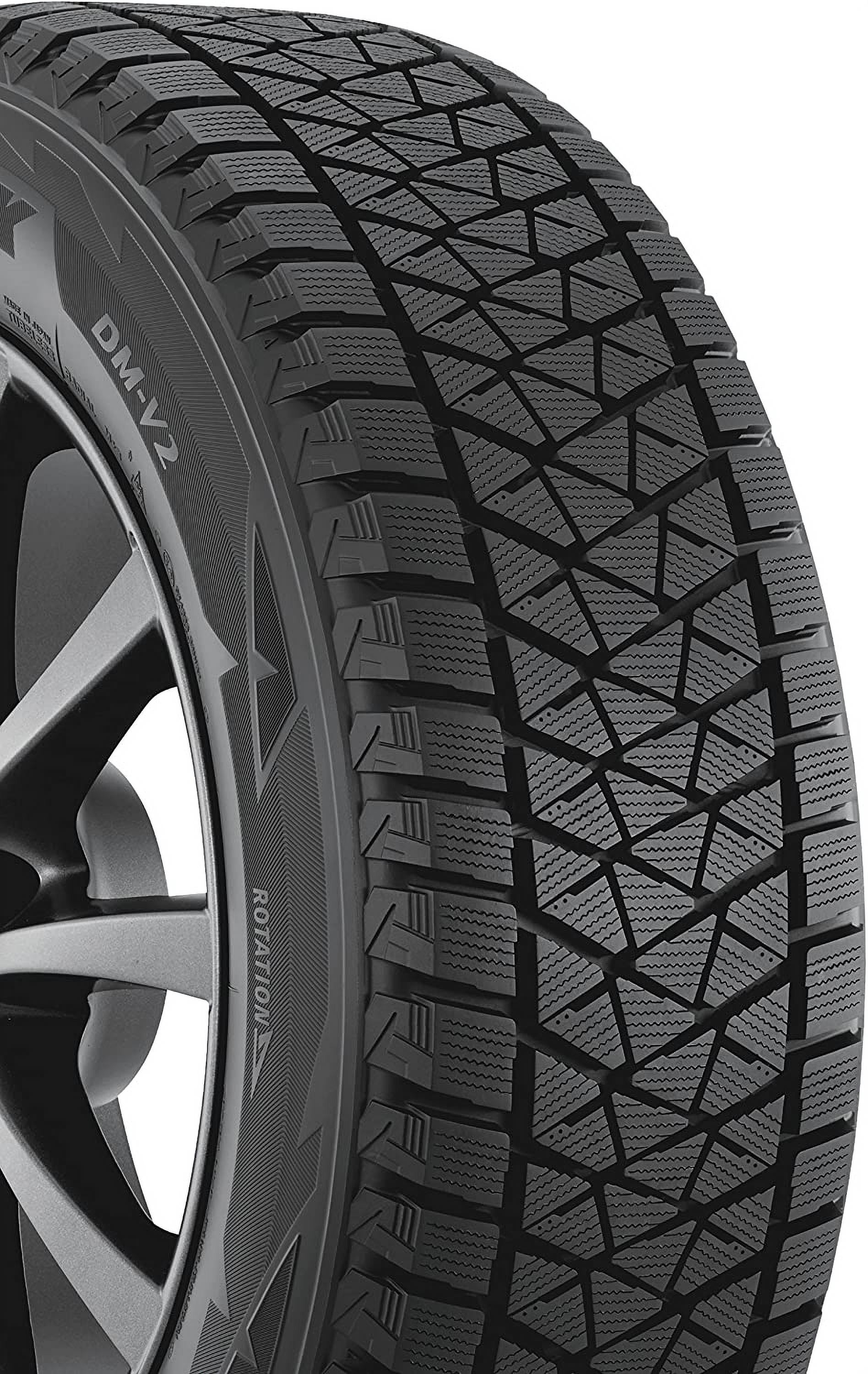 Bridgestone Blizzak DM-V2 Winter 235/45R19 95S Light Truck Tire Fits:  2013-19 Ford Escape Titanium, 2022-23 Jeep Compass Red