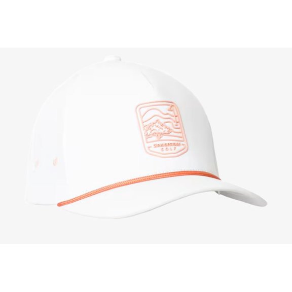 Bridgestone CC Rope Hat (White, Adjustable) Golf Cap 2025 NEW
