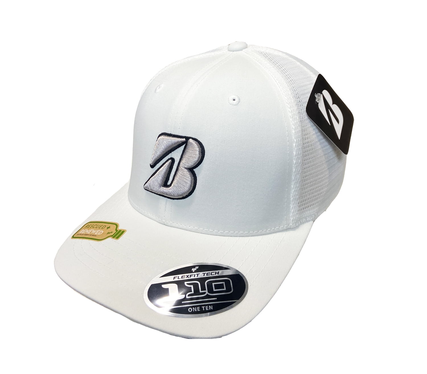 Bridgestone Eco Mesh '24 White Headwear Men Fits …