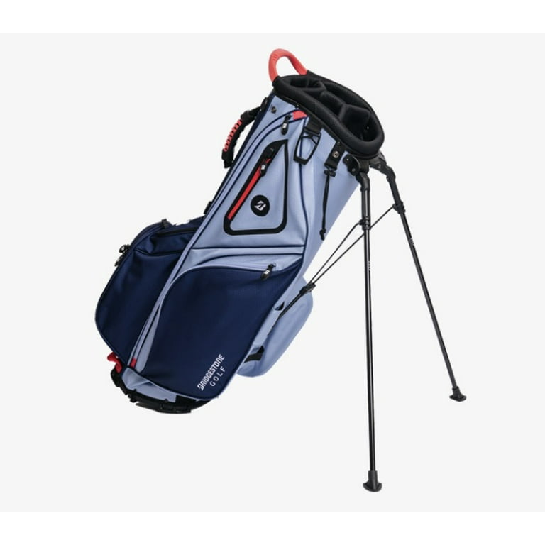 Bridgestone Gambler Lightweight Navy Light Blue Stand Golf Bag
