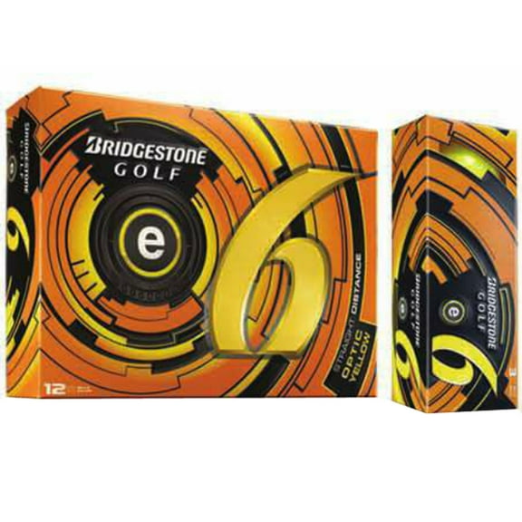 Bridgestone Golf 2013 e6 Golf Balls, Yellow, Prior Generation, 12 Pack