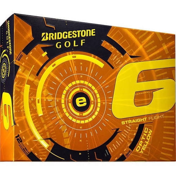 Bridgestone Golf 2015 e6 Golf Balls, Yellow, Prior Generation