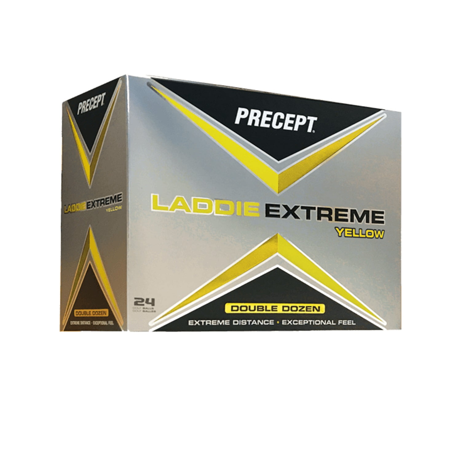 Bridgestone Golf 2017 Precept Laddie Extreme Golf Balls, Yellow, Prior