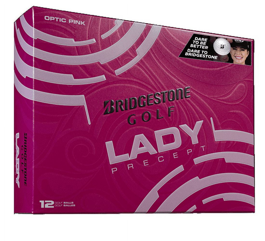 Bridgestone Golf Lady Precept Golf Balls, Pink, 12 Pack