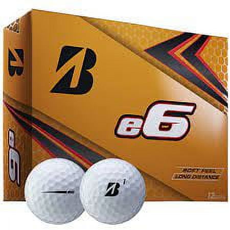 Bridgestone Golf e6 Golf Balls, White, 12 Pack