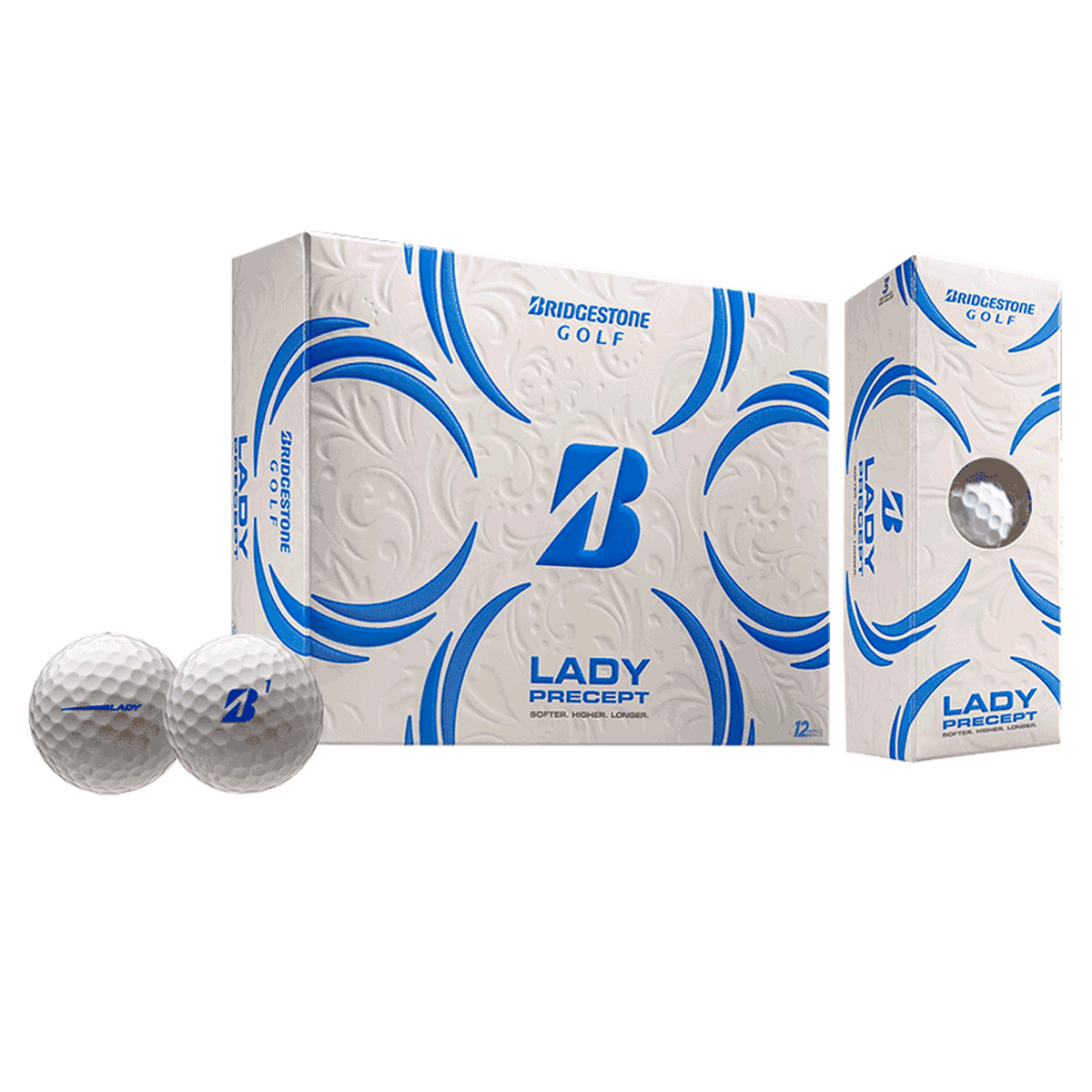 Bridgestone Lady Precept Golf Balls - White Bridgestone Lady Precept Golf Balls - White