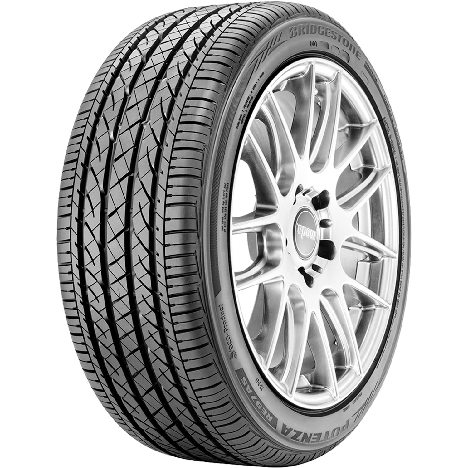Bridgestone Potenza RE97AS Tire 245/40R20. Fits: 2014-16 Chevrolet Impala LTZ, 2017-18 Chevrolet Impala LT Simolary simolary.com