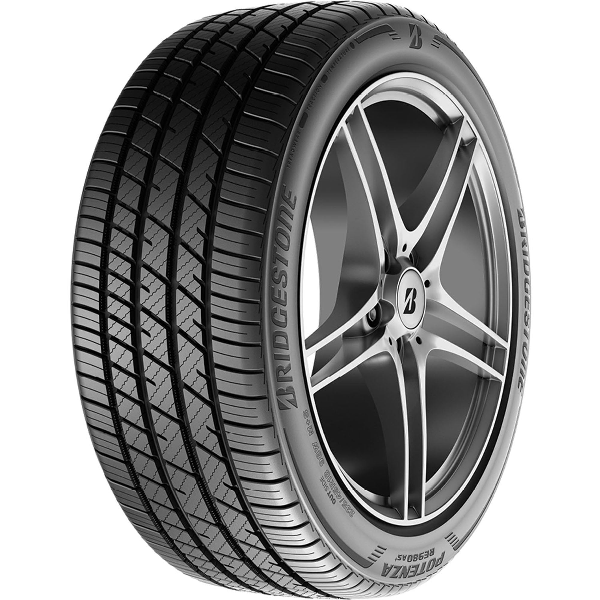 Bridgestone Potenza RE980AS+ Performance 285/35R20 100W Passenger Tire Sansujyuku sansujyuku.com