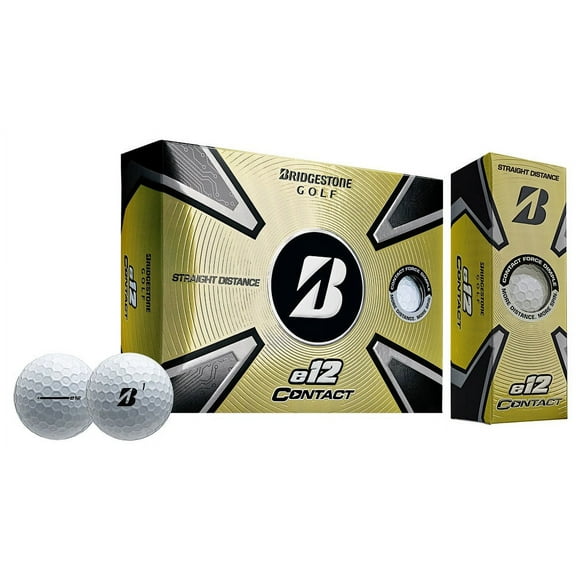 Bridgestone Prior Generation e12 Contact Golf Balls [15-Ball] White/Green