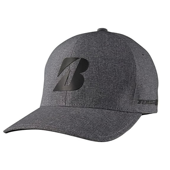 Bridgestone Golf Tour B Delta Fitted Hat, Large/X-Large Deep Blue -