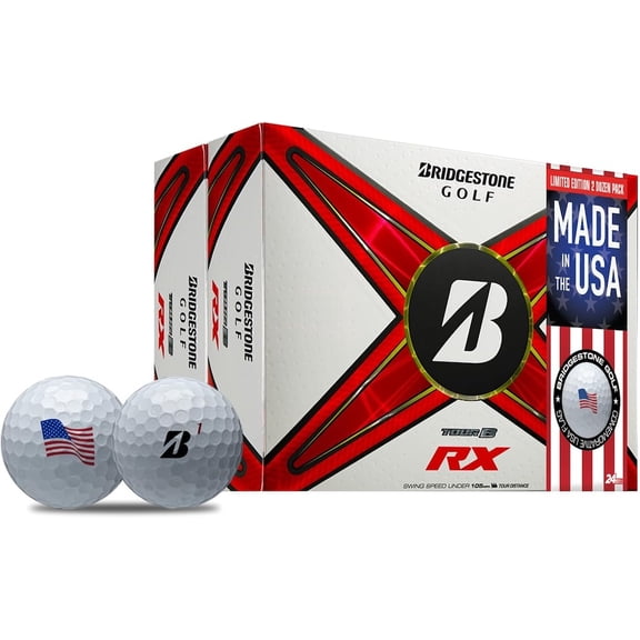 Bridgestone Tour B RX Golf Balls [24-Ball] White