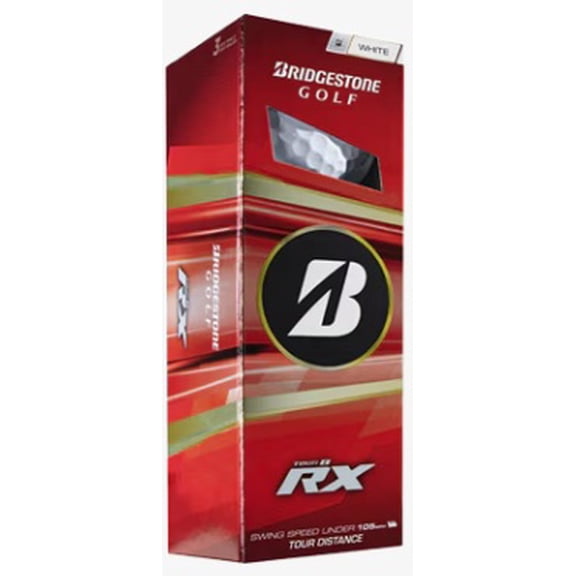 Bridgestone Tour B-RX Golf Balls (White, 3pk) 1 Sleeve 2026 NEW