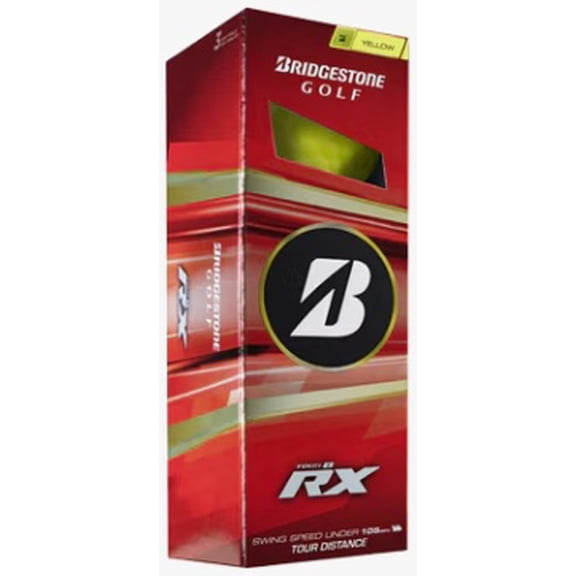 Bridgestone Tour B-RX Golf Balls (Yellow, 3pk) 1 Sleeve 2026 NEW
