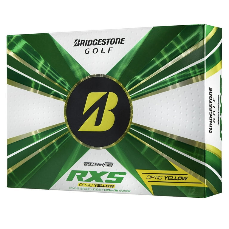 Bridgestone Tour B RXS 2022 Golf Balls-Dozen Yellow