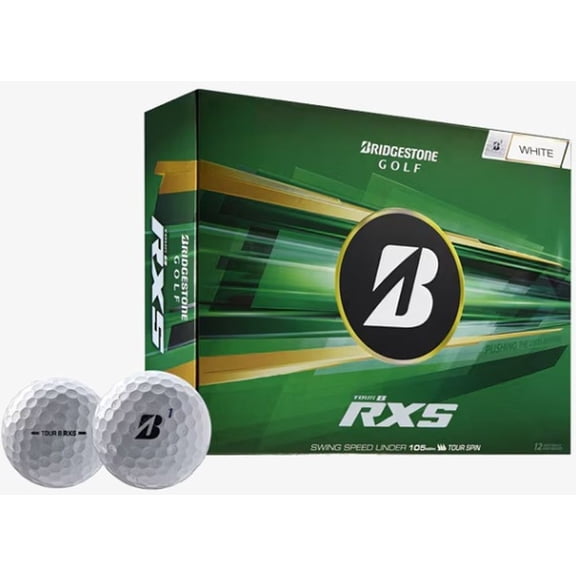 Bridgestone Tour B-RXS Golf Balls (White, 12pk) 1 Dozen  2026 NEW