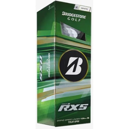 Bridgestone Tour B-RXS Golf Balls (White, 3pk) 1 Sleeve 2026 NEW