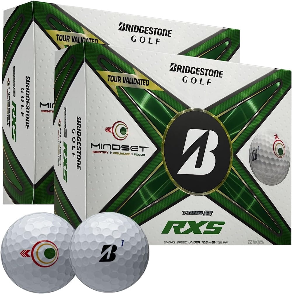 Bridgestone Tour B RXS Mindset Golf Balls [24-Ball] White