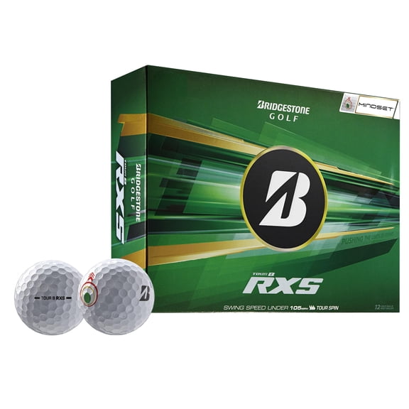 Bridgestone Tour B-RXS Mindset Golf Balls (White, 12pk) 1 Dozen 2026 NEW