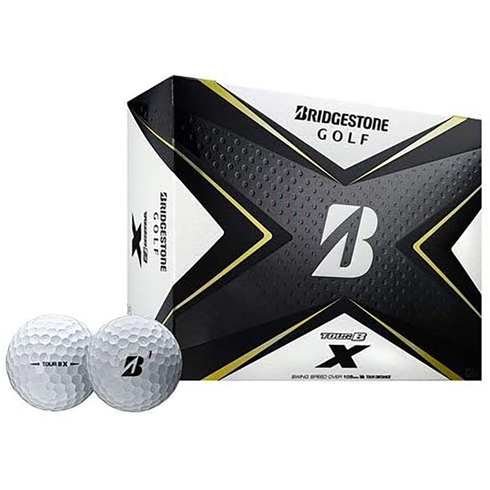 Bridgestone Tour B X Golf Balls with REACTIV Cover Technology, White, One Dozen