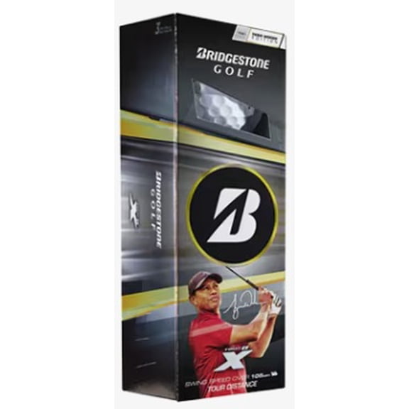 Bridgestone Tour B-X Tiger Woods Edition Golf Balls (White, 3pk) 1dz 2026 NEW
