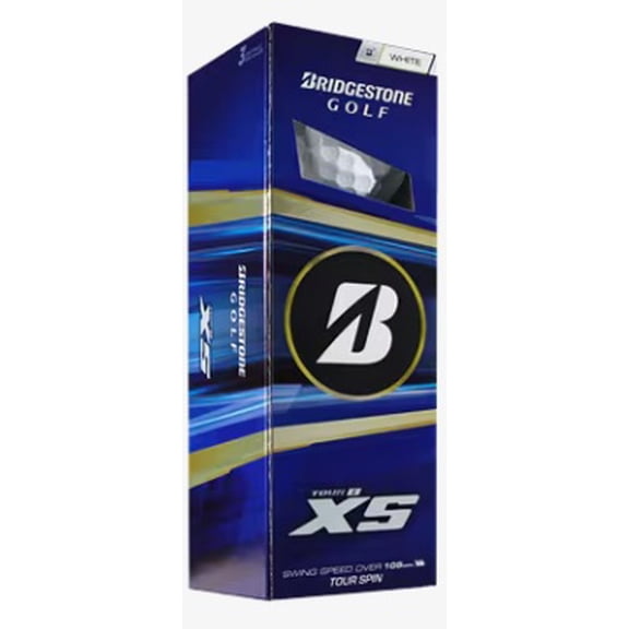 Bridgestone Tour B-XS Golf Balls (White, 3pk) 1 Sleeve 2026 NEW
