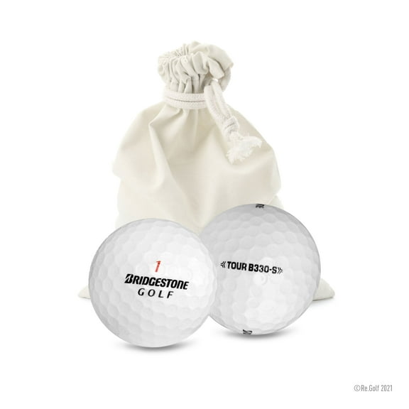 Bridgestone Tour B330s - Quantity 12 in Eco-Friendly Bag (Professionally Recycled)