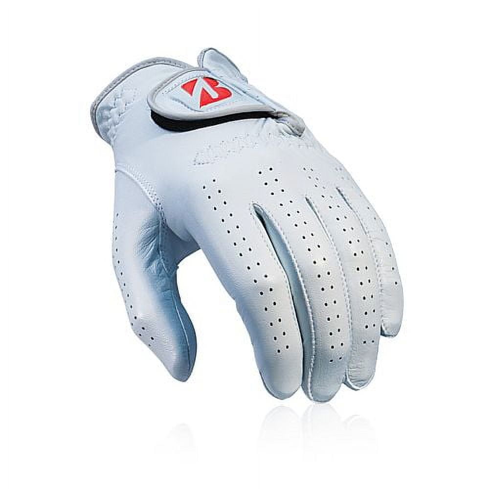 Bridgestone Men's Tour Leather Premium Golf Glove, Fits on