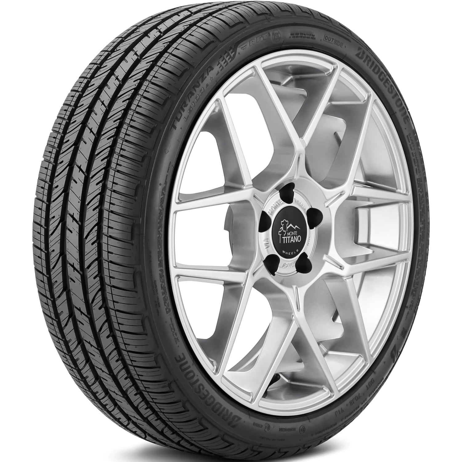 Bridgestone Turanza Flat RFT Tire 91H All Run 225/45R18 A LS100 Season (MOE)