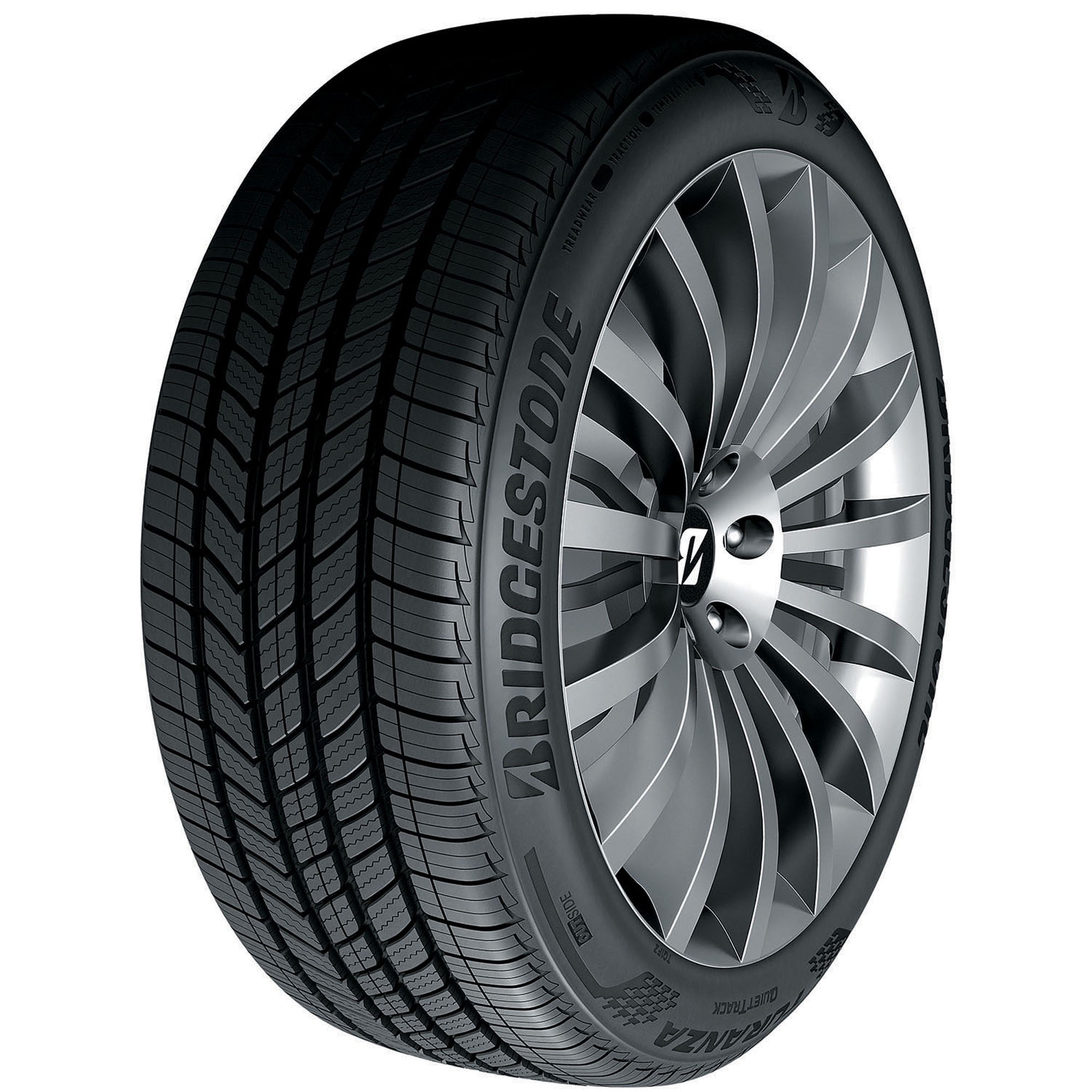 Bridgestone Turanza Quiettrack 225/55R17 97V A/S All Season Tire