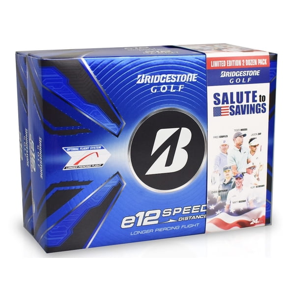 Bridgestone e12 Speed Golf Balls [24-Ball] White
