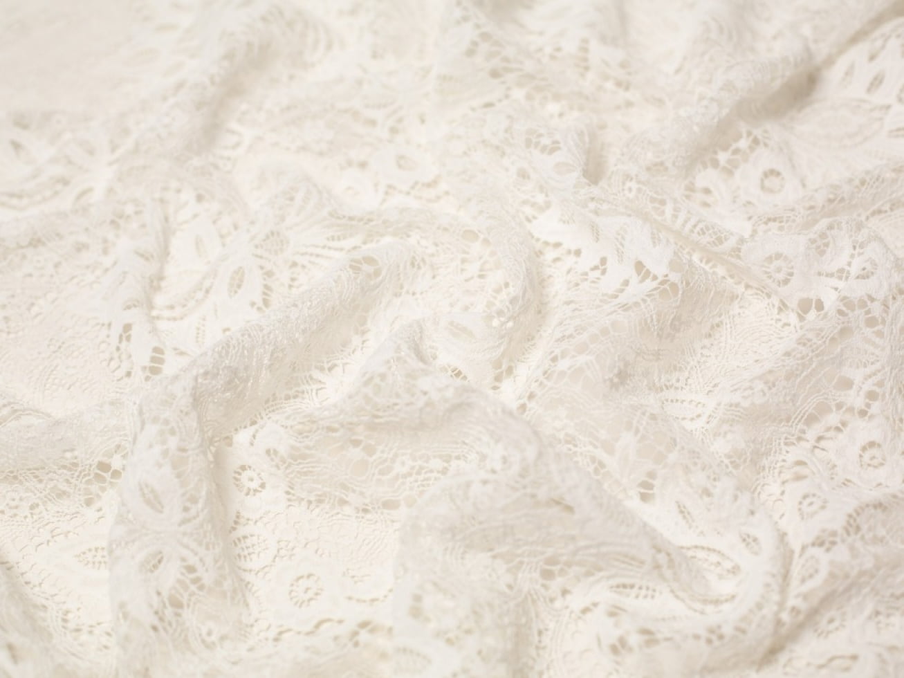 Bridget Fine Guipure Lace Dress Fabric Ivory - per yard - Walmart.com