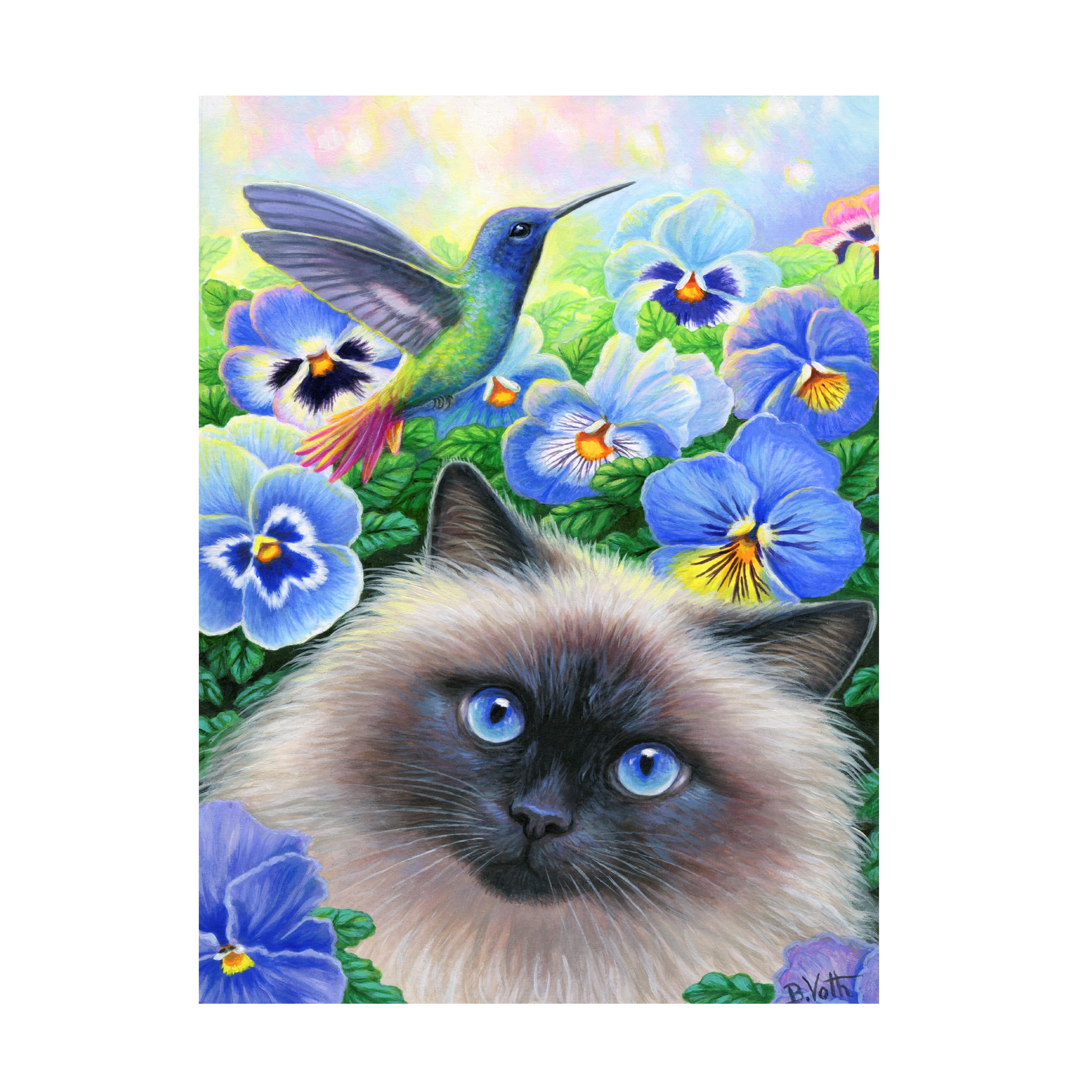 Bridget Voth 'In Gemmas Garden' Canvas Art