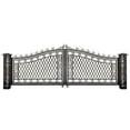 thumbnail image 1 of Bridgeton Moore Aluminum Wide Driveway Gate (KIT), 1 of 5
