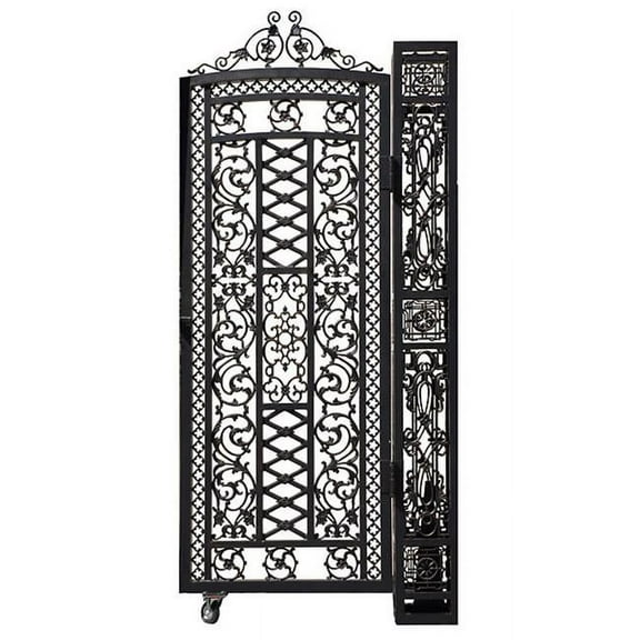 Bridgeton Moore Right Walkthru Gate - Black