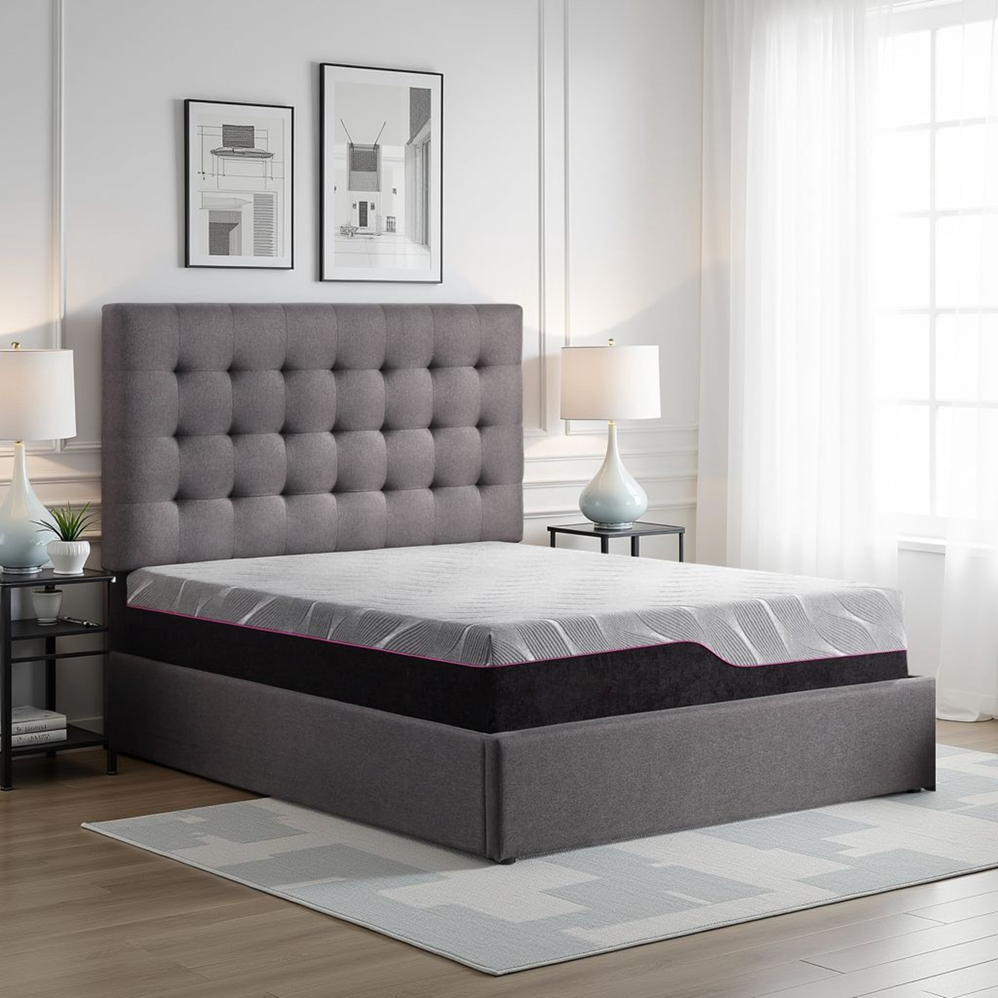 Bridgevine Home 11 inch Talalay Latex Foam Hypoallergenic Breathable Mattress, Twin XL Size