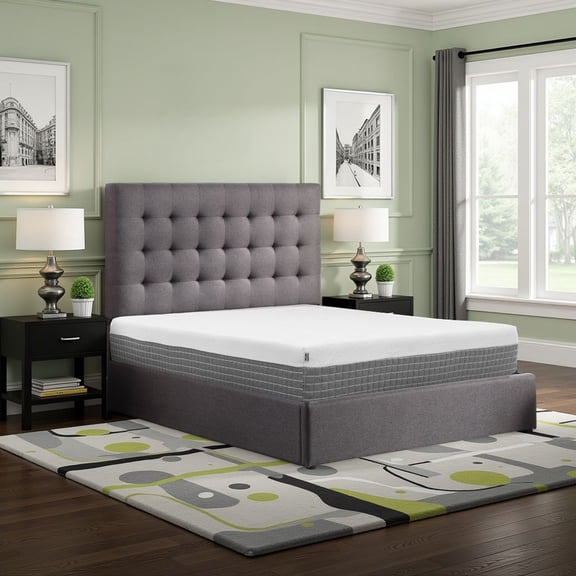 Bridgevine Home 12 inch Hybrid Quick Response Foam and Coil Kids Mattress, Twin Size