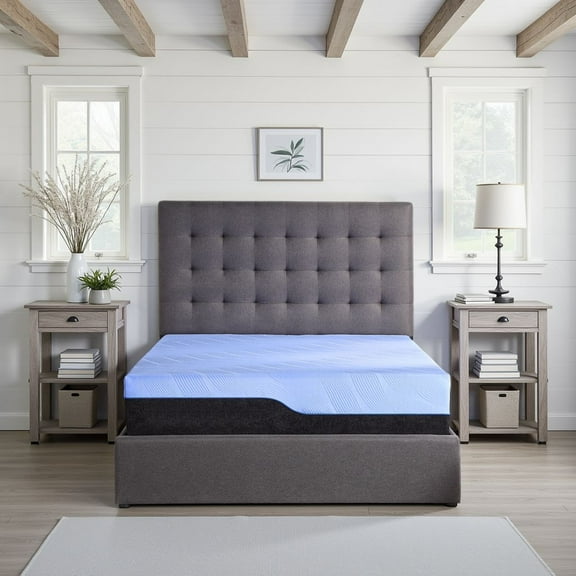 Bridgevine Home 13 inch Radiance Hybrid Cooling Copper GelCare Memory Foam and Coil Adult Mattress, King Size