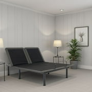 Bridgevine Home Queen Size Flex Head Adjustable Bed Frame with Voice Activated Controls