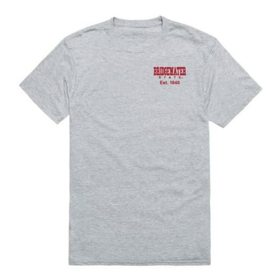 Bridgewater State University Bears Practice T-Shirt, Heather Grey - 2XL