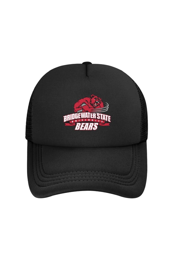 Bridgewater State University Solid Color Lightweight Adult Mesh Baseball Cap