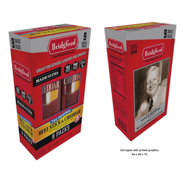 Bridgford Beef Stick & Cheddar 9 Pack