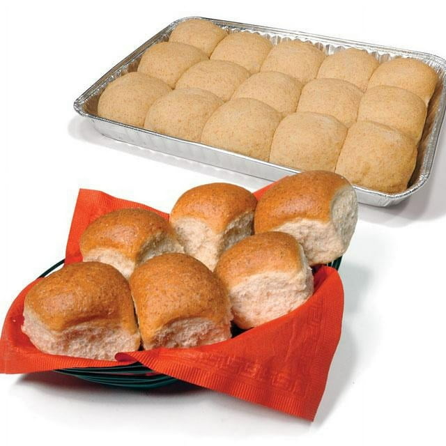 Bridgford Foods Heat and Serve Honey Wheat Roll, 1.5 Ounce - 75 per case.