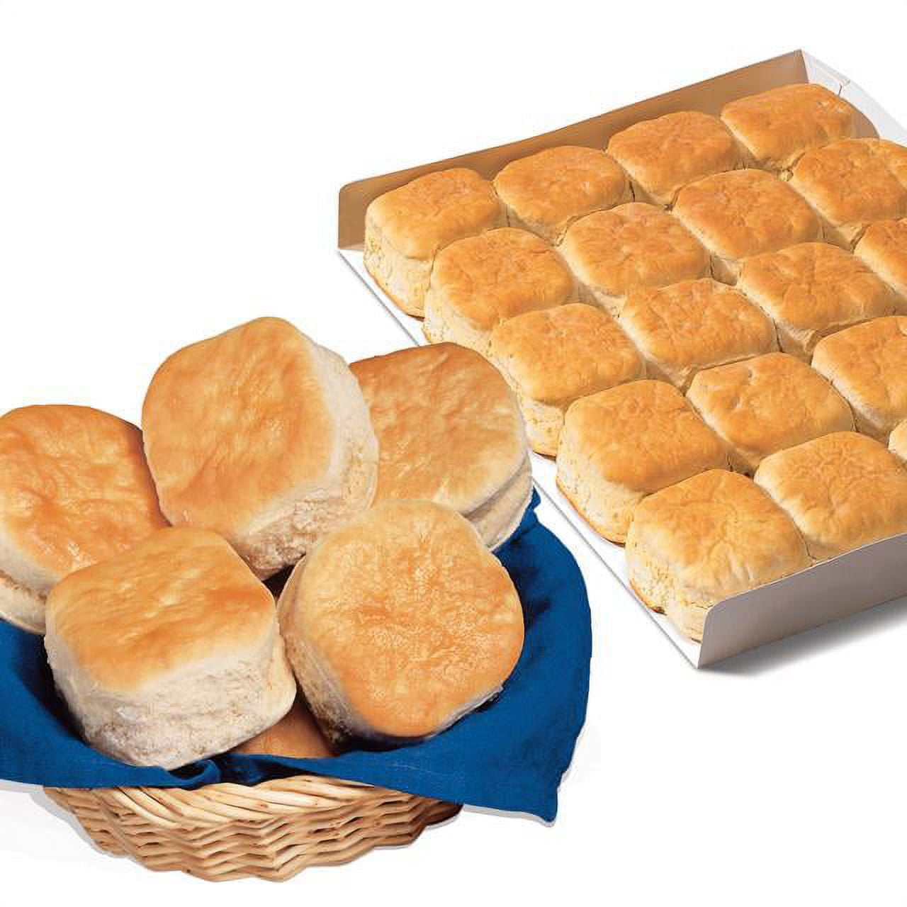 Bridgford Foods Sliced Buttermilk Biscuit, 2.25 Ounce - 100 per case.