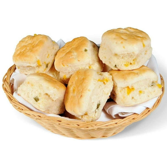 Bridgford Sliced Cheesy Jalapeno Biscuits -- 100 per case.